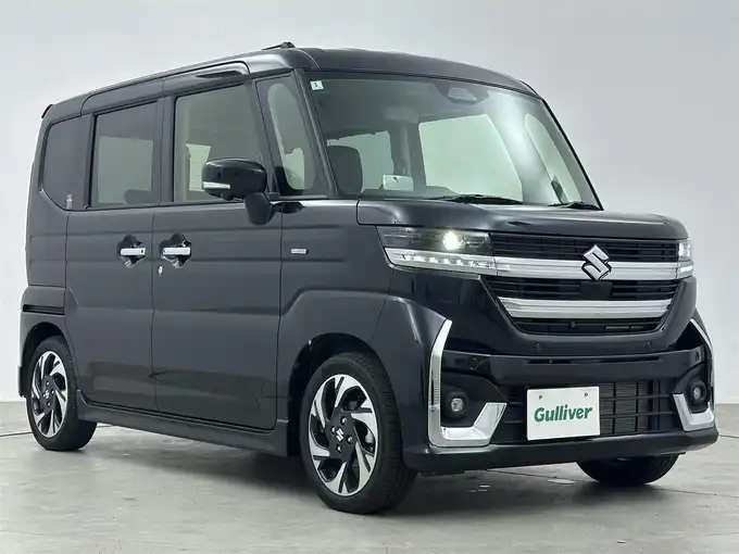 新着情報“スペーシアカスタムハイブリッドXSターボ”2024年式ブルーイッシュブラックパール3入荷しました！
