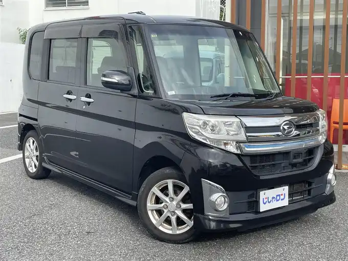 新着情報“タントカスタムX トップエディションSA”2014年式ブラックマイカメタリック入荷しました！