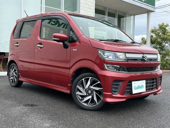 新着情報“ワゴンＲハイブリッドFZ リミテッド”2018年式フェニックスレッドパール入荷しました！