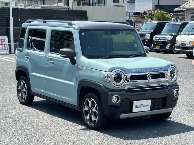 新着情報“ハスラーJスタイルⅡ”2023年式オフブルーメタリック/ガンメタリック2トーンルーフ入荷しました！