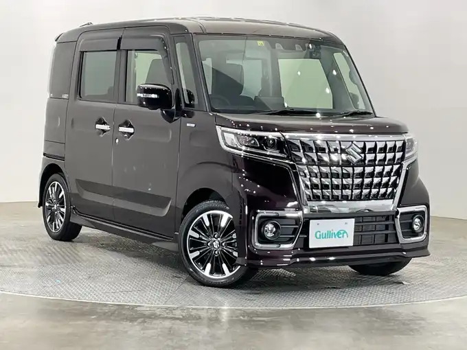 新着情報“スペーシアカスタムハイブリッドXS”2022年式ムーンライトバイオレットPM入荷しました！