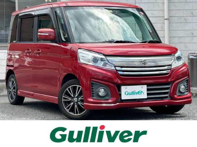新着情報“スペーシアカスタムGS デュアルカメラブレーキサポート装着車”2016年式フェニックスレッドパール入荷しました！