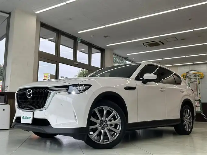 新着情報“ＣＸ－６０25S Lパッケージ”2025年式ロジウムホワイトプレミアムメタリック入荷しました！