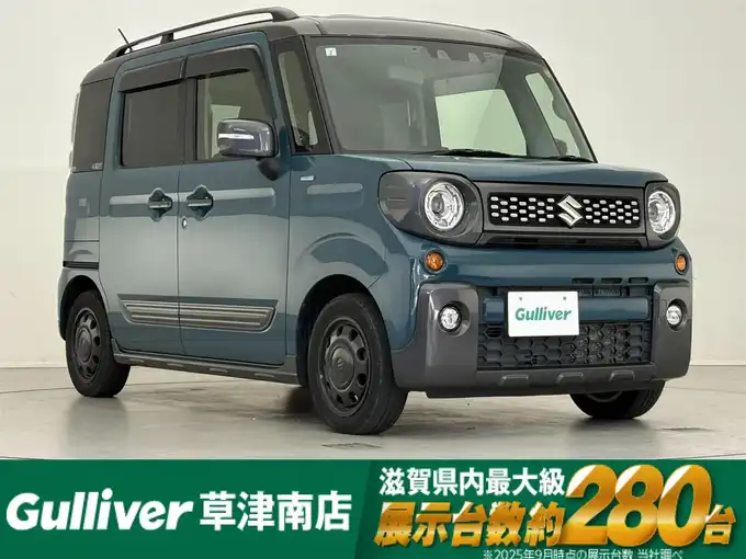 新着情報“スペーシアギアハイブリッドXZ”2021年式デニムブルー ガンメタリック 2トーン入荷しました！