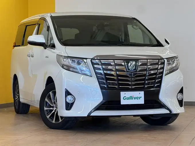 新着情報“アルファードハイブリッドハイブリッドX”2015年式ラグジュアリーホワイトパールクリスタルシャインガラスフレーク入荷しました！