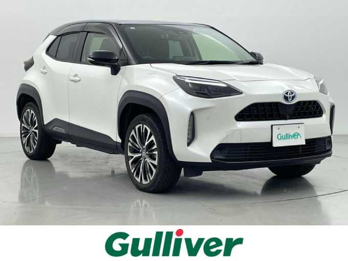 新着情報“ヤリスクロスハイブリッドZ”2021年式ブラックマイカ/ホワイトパールクリスタルシャイン 2トーン入荷しました！