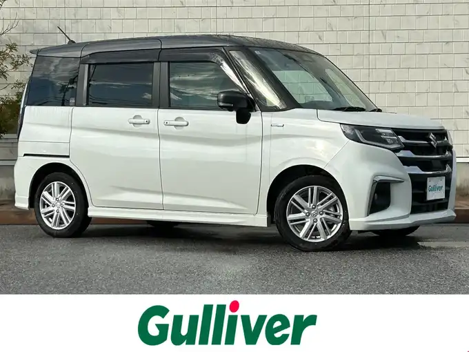 新着情報“ソリオハイブリッドMZ”2025年式ピュアホワイトパール/ガンメタリック2トーン入荷しました！