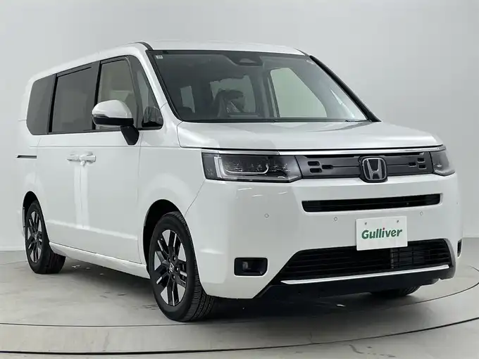 新着情報“ステップワゴンe:HEVエアー EX”2025年式プラチナホワイトパール入荷しました！