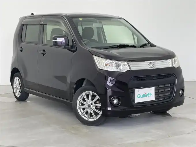 新着情報“ワゴンＲスティングレーT（レーダーブレーキサポート装着車）”2014年式ミステリアスバイオレットパール入荷しました！