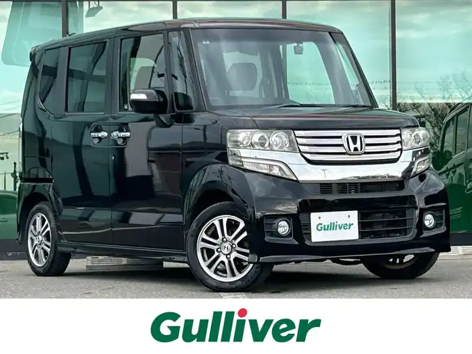 新着情報“Ｎ－ＢＯＸカスタムG・Lパッケージ”2013年式クリスタルブラックパール入荷しました！