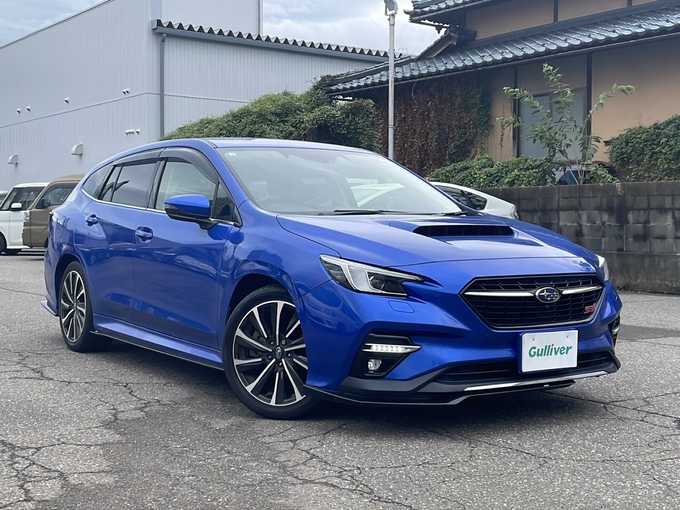 新着情報“レヴォーグSTIスポーツ EX”2021年式WRブルーパール入荷しました！