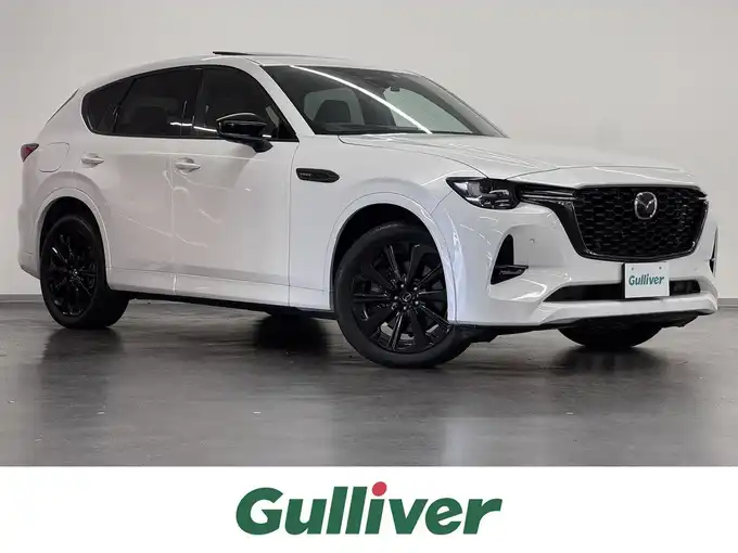 新着情報“ＣＸ－６０PHEV エクスクルーシブスポーツ”2022年式ロジウムホワイトプレミアムメタリック入荷しました！