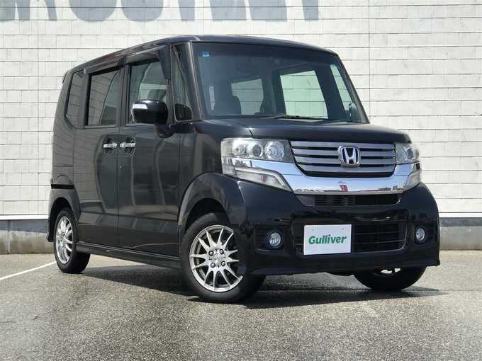 新着情報“Ｎ－ＢＯＸカスタムG・Lパッケージ”2013年式クリスタルブラックパール入荷しました！
