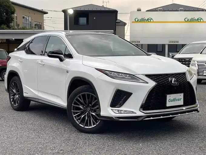 新着情報“ＲＸRX450h Fスポーツ”2020年式ホワイトノーヴァガラスフレーク入荷しました！