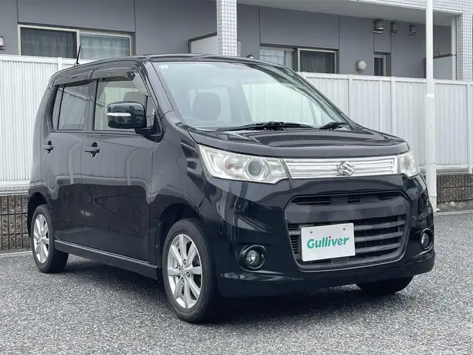 新着情報“ワゴンＲスティングレーX（レーダーブレーキサポート装着車）”2014年式ブルーイッシュブラックパール3入荷しました！