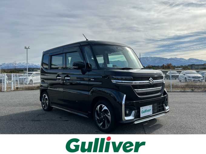 新着情報“スペーシアカスタムハイブリッドXS”2024年式ブルーイッシュブラックパール3入荷しました！