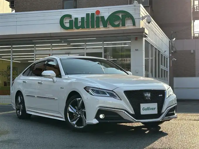 新着情報“クラウンハイブリッドRSアドバンス”2018年式ホワイトパールクリスタルシャイン入荷しました！
