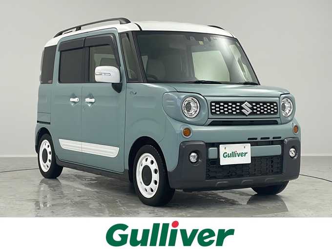 新着情報“スペーシアギアマイスタイル”2022年式オフブルーメタリック/ホワイト2トーン入荷しました！