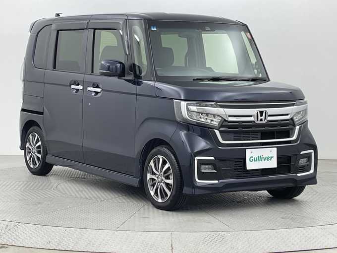 新着情報“Ｎ－ＢＯＸカスタムL”2022年式ミッドナイトブルービームM入荷しました！