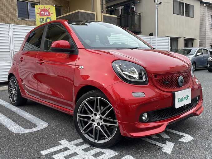 新着情報“スマートフォーフォーBRABUS エクスクルーシブ レッド リミテッド”2017年式赤入荷しました！