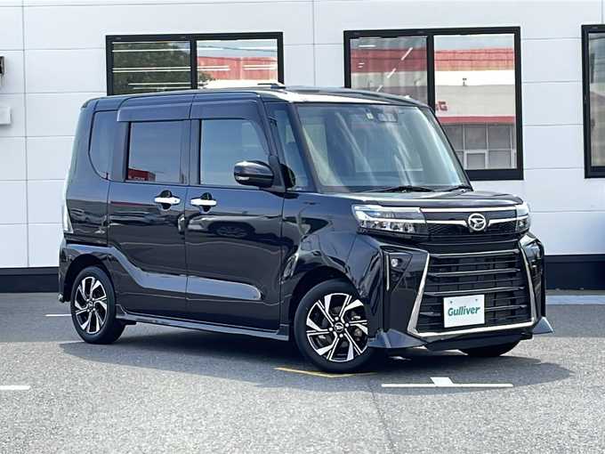 新着情報“タントカスタムX”2023年式ブラックマイカメタリック入荷しました！