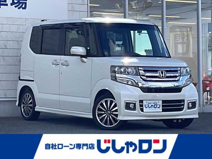 新着情報“Ｎ－ＢＯＸカスタムG・ターボLパッケージ”2015年式プレミアムホワイトパールⅡ入荷しました！