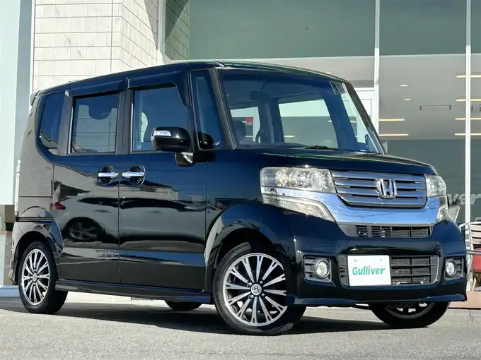 新着情報“Ｎ－ＢＯＸカスタムG・ターボパッケージ”2012年式クリスタルブラックパール入荷しました！