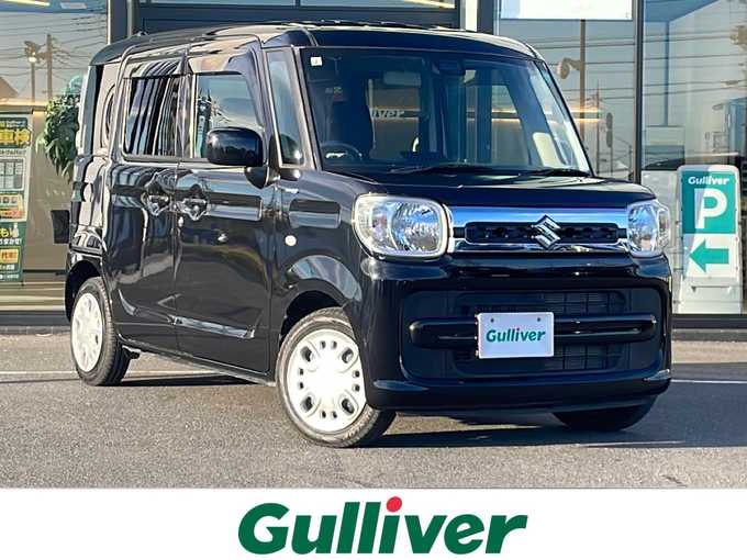 新着情報“スペーシアハイブリッドX 衝突被害軽減ブレーキ非装着車”2019年式ブルーイッシュブラックパール3入荷しました！