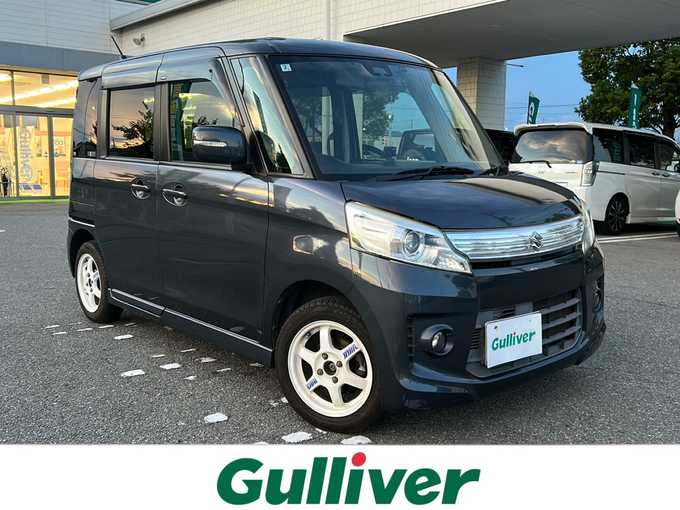 新着情報“スペーシアカスタムXS（レーダーブレーキサポート装着車）”2014年式ルナグレーパールメタリック入荷しました！