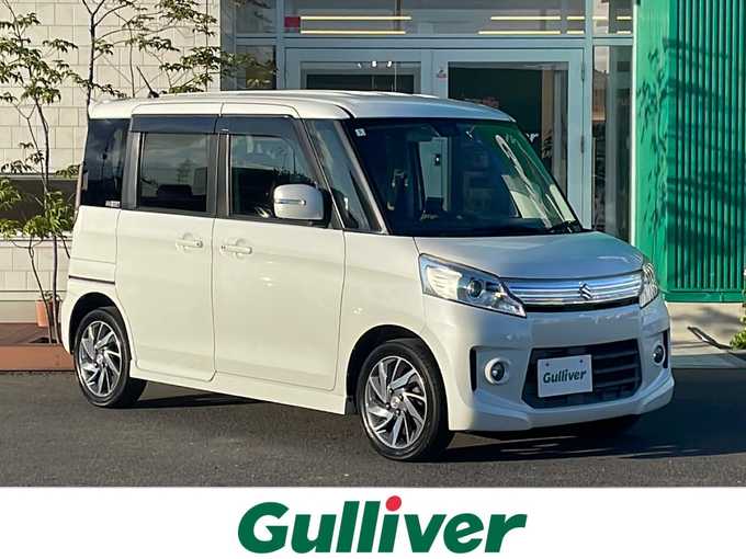 新着情報“スペーシアカスタムTS（レーダーブレーキサポート装着車）”2014年式パールホワイト入荷しました！