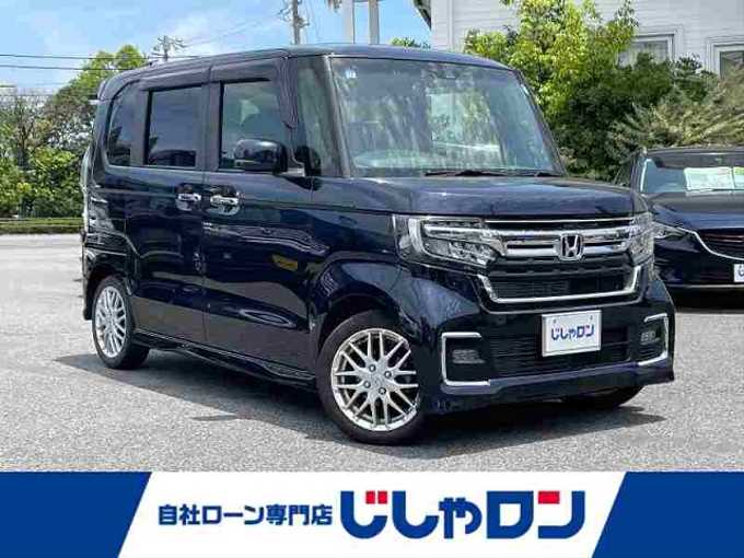 新着情報“Ｎ－ＢＯＸカスタムLターボ”2021年式ミッドナイトブルービームM入荷しました！