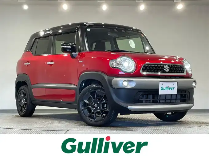 新着情報“クロスビーハイブリッドMZ ブラックインテリアパッケージ装着車”2021年式バーニングレッドパールメタリック/ブラック2トーン入荷しました！