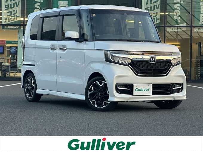 新着情報“Ｎ－ＢＯＸカスタムG・EXターボホンダセンシング”2018年式プラチナホワイトパール入荷しました！