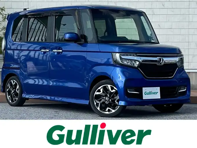 新着情報“Ｎ－ＢＯＸカスタムG・EXターボホンダセンシング”2018年式ブリリアントスポーティブルーメタリック2トーン入荷しました！