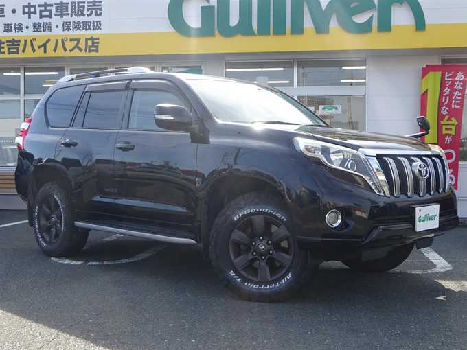 新着情報“ランドクルーザープラドTX アルジェントクロス”2015年式アティチュードブラックマイカ入荷しました！