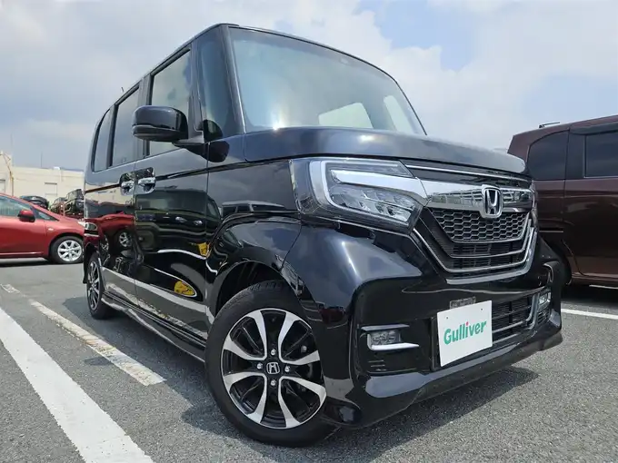 新着情報“Ｎ－ＢＯＸカスタムG・Lホンダセンシング”2019年式クリスタルブラックパール入荷しました！