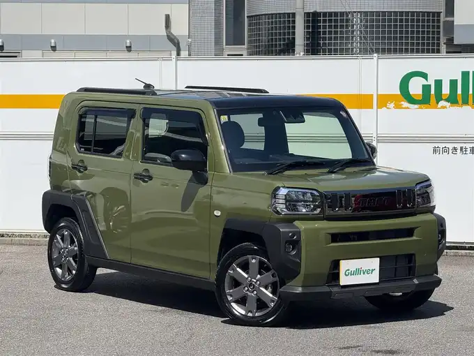 新着情報“タフトGターボ ダーククロムベンチャー”2023年式フォレストカーキメタリック入荷しました！