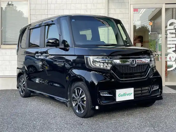 新着情報“Ｎ－ＢＯＸカスタムG・Lホンダセンシング”2018年式クリスタルブラックパール入荷しました！