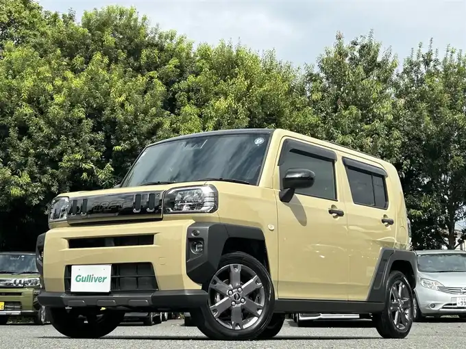 新着情報“タフトG ダーククロムベンチャー eco IDLE非装着車”2024年式サンドベージュメタリック入荷しました！