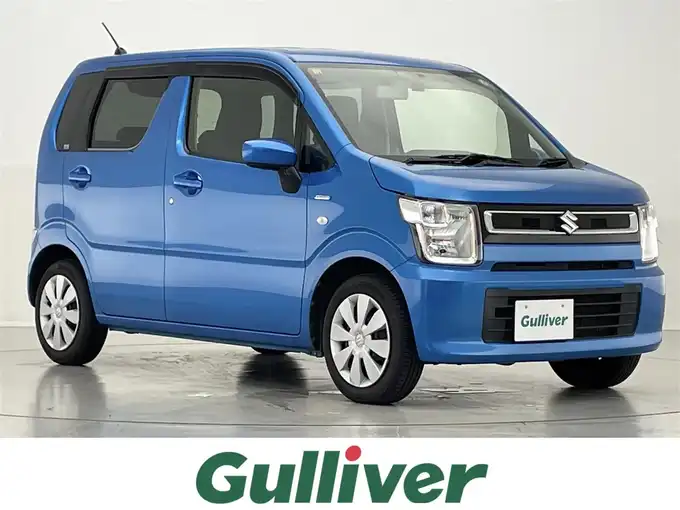 新着情報“ワゴンＲハイブリッドFX セーフティパッケージ装着車”2018年式ブリスクブルーM入荷しました！