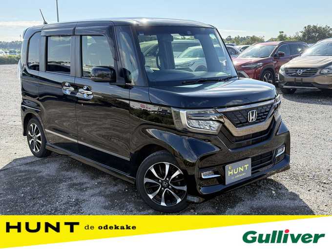 新着情報“Ｎ－ＢＯＸカスタムG・Lホンダセンシング”2018年式クリスタルブラックパール入荷しました！