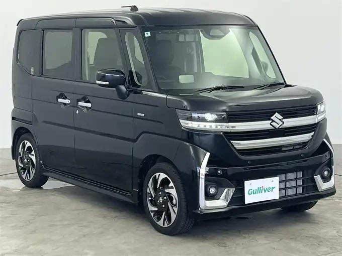 新着情報“スペーシアカスタムハイブリッドXS”2024年式ブルーイッシュブラックパール3入荷しました！