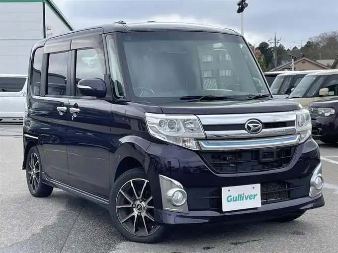新着情報“タントカスタムRS トップエディションSA”2015年式ナイトシャドーパープルクリスタルM入荷しました！