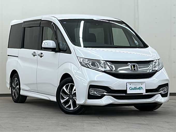 新着情報“ステップワゴンスパーダスパーダ特別仕様車アドバンスパッケージα”2016年式ホワイトオーキッドパール入荷しました！