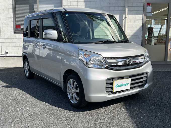 新着情報“スペーシアT デュアルカメラブレーキサポート装着車”2015年式シルキーシルバーメタリック入荷しました！