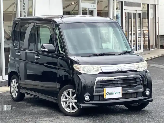 新着情報“タントカスタムXスペシャル”2013年式ブラックマイカメタリック入荷しました！