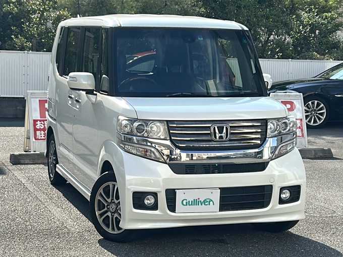 新着情報“Ｎ－ＢＯＸカスタムG・Aパッケージ”2015年式プレミアムホワイトパール入荷しました！