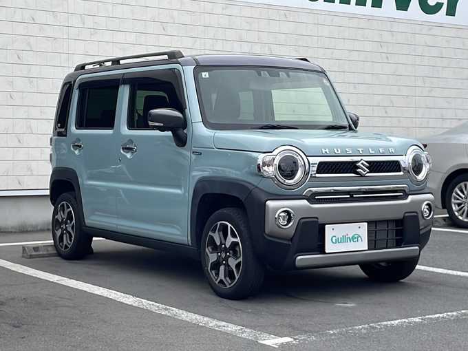 新着情報“ハスラーJスタイル”2021年式オフブルーメタリック/ガンメタリック2トーンルーフ入荷しました！