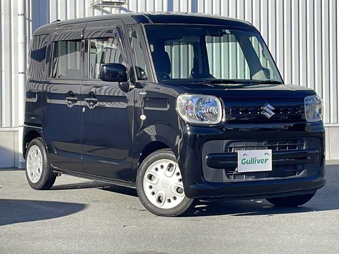 新着情報“スペーシアハイブリッドG 衝突被害軽減ブレーキ非装着車”2019年式ブルーイッシュブラックパール3入荷しました！