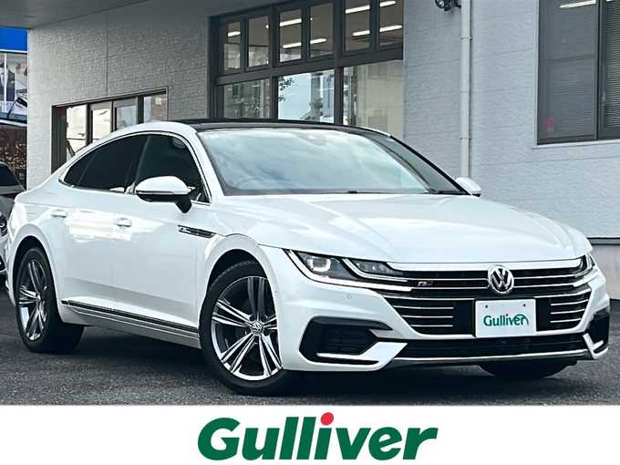 新着情報“アルテオンTSI 4モーション Rラインアドバンス”2019年式オリックスホワイトマザーオブパールエフェクト入荷しました！